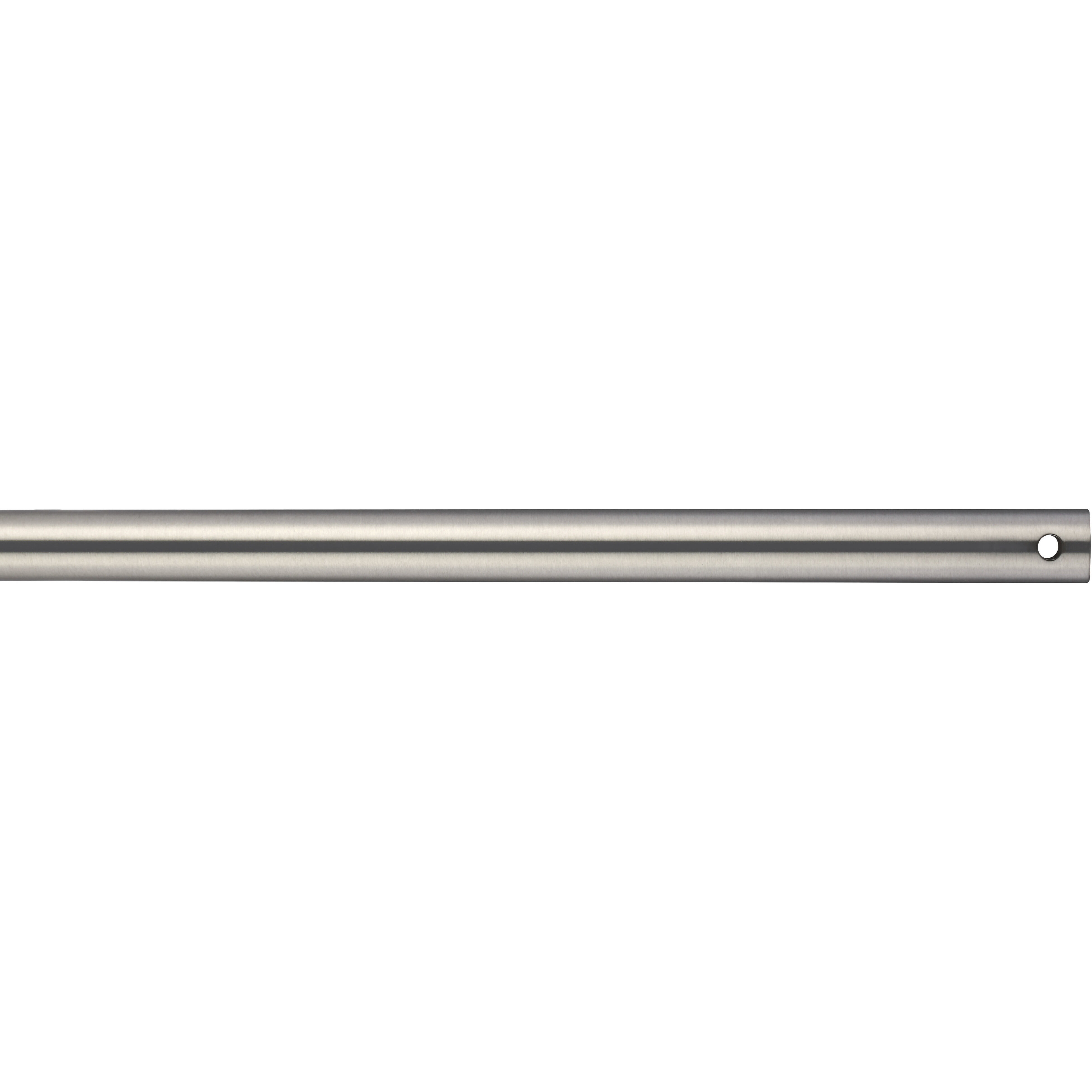 Universal Brushed Steel Fan Downrod in 24